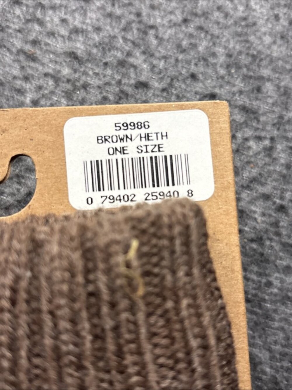 Isotoner Country Thinsulate Lined Brown Herringbone Men’s Gloves One Size NWT - Picture 4 of 7